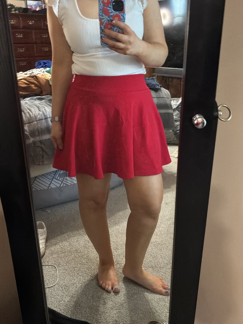 NWT Amazon red skort